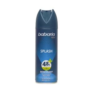 BABARIA Splash Desodorante en spray para hombre sin aluminio 200 ml.