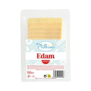 MILKIMI Lonchas de queso edam 120 g.