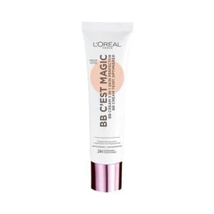 L"ORÉAL PARIS BB cream c´est magic Tono medium Base de maquillaje hidratante, unificante y fluida con FPS 20.