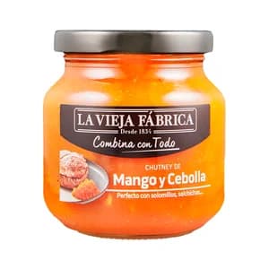 LA VIEJA FABRICA Salsa dulce chutney de Mango y Cebolla - Tarro 280g