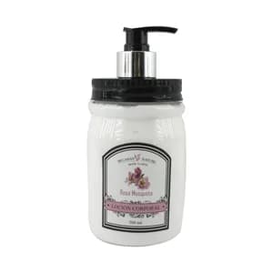 BECASAN Loción corporal con rosa mosqueta y práctico dosificador BECASAN Nature 500 ml.