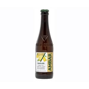 AMBAR RADLER Cerveza y limón botella 33 cl.