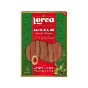 LOREA Filetes de Anchoa del Cantábrico en aceite de oliva 60g.