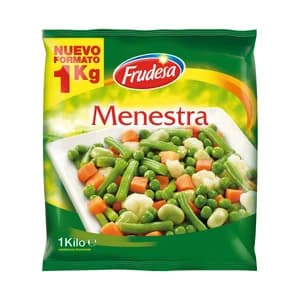FRUDESA Menestra de verduras ultracongeladas FRUDESA 1 kg.