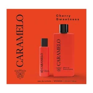 CARAMELO Cherry sweetness Estuche de Eau de toilette para mujer (colonia) 100 + 30 ml.