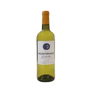 MONTIRAGO Vino blanco con D.O. Monterrei MONTIRAGO botella de 75 cl.