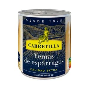 CARRETILLA Yemas de espárragos gruesas lata de 135 g.