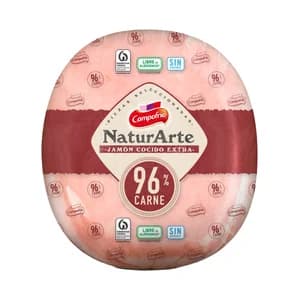 CAMPOFRÍO Naturarte Jamón cocido extra, cortado en lonchas