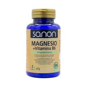 SANON Magnesio y vitamina B6 (Complemento alimenticio) 180 comrpimidos.