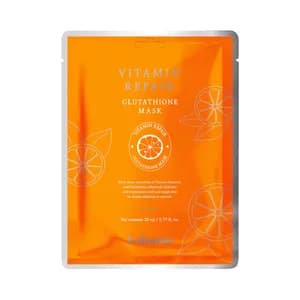 ESHUMI Mascarilla facial reparadora y nutritiva con vitaminas y glutathione.