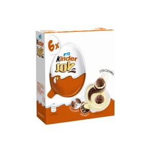 KINDER Sorpresa Huevos de chocolate con sorpresa pack de 6 uds. 20 g.