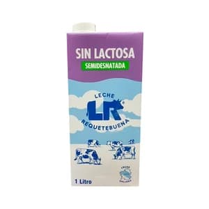 L.R. Leche semidesnatada de vaca, sin lactosa 1l.