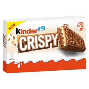 KINDER Barrita crujiente crispy 170 g.