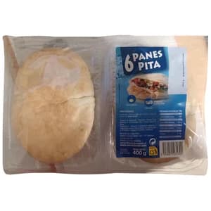 NORA Panes de pita 6 uds. 350 g.