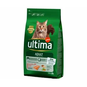 ULTIMA Pienso para gatos adultos a base de salmón y arroz affinity bolsa 1,5 kg.