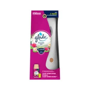 GLADE Relaxing zen Ambientador automático en spray con recambio 269 ml.