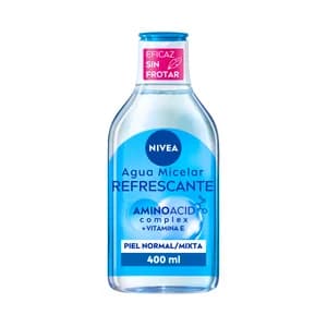 NIVEA Agua micelar desmaquilladora de rostro y ojos, para pieles normales a mixtas NIVEA Micell air 400 ml.