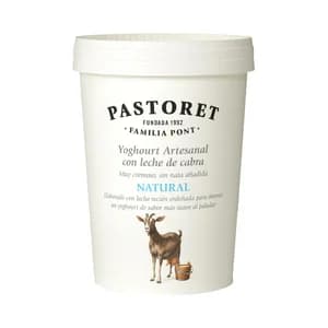 PASTORET Yogur natural artesanal con leche de cabra 500 g.