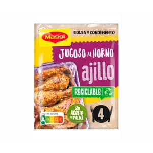 MAGGI Sazonador de pollo al ajillo MAGGI DIRECTO AL HORNO 34 g.