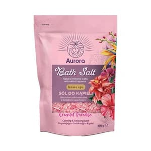 AURORA Oriental paradise Sales de baño perfumadas, con acción calmante y relajante 450 g.