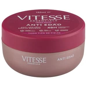 VITESSE Essencials Crema facial antiedad intensiva, para todo tipo de pieles 150 ml.