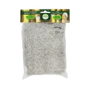 BECASAN NATURE Toalla de secado para el cabello, fabricada con fibras naturales BECASAN NATURE Natural style.