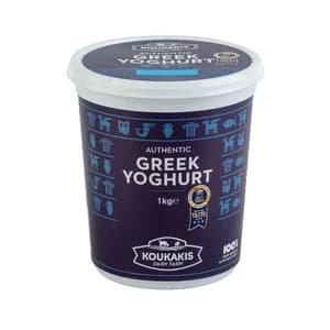 KOUKAKIS Yogur griego natural (10% materia grasa) 1 kg.