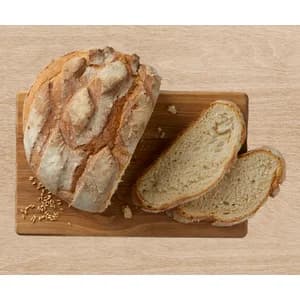 Hogaza de pan rústico con masa madre de Fabricación Propia 800 g.