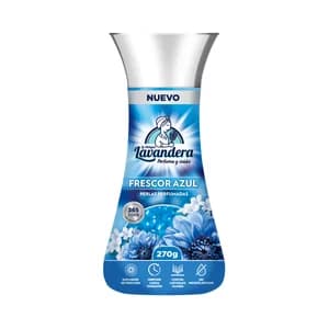 LA ANTIGUA LAVANDERA Perlas perfumadas con aroma a frescor azul 270 g.