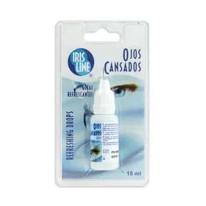 IRIS LINE Gotas refrescantes para aliviar los síntomas de los ojos cansados, IRIS LINE 15 ml.
