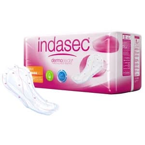 INDASEC Compresas de incontinencia maxi para perdidas de orina moderadas a severas INDASEC Dermoseda 15 uds.