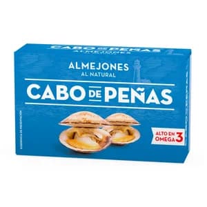 CABO DE PEÑAS Almejones al natural 63 g.