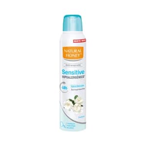 NATURAL HONEY Sensitive Desodorante en spray para mujer, con aroma a gardenia 200 ml.