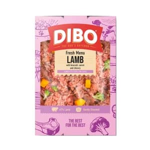 DIBO Alimento para perro sabor cordero 400g.