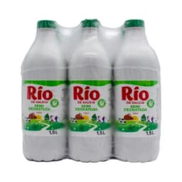 RÍO Leche semidesnatada de vaca, de origen gallego 6 x 1.5 l.