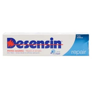 DESENSIN Pasta de dientes con flúor de uso diario para la reparación del esmalte en dientes sensibles DENSESIN 125 ml.