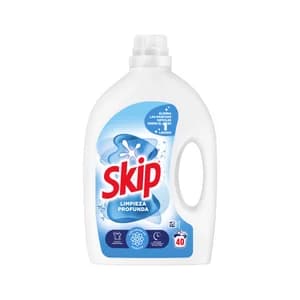 SKIP Detergente líquido para unos resultados impecables incluso en agua fria 40 lav. 1.8 l.