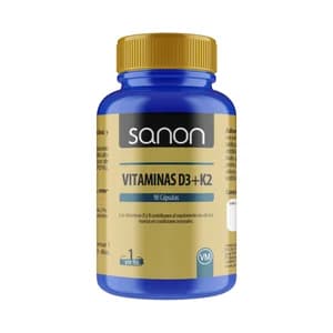 SANON Extracto de bambú y vitaminas D3 y K2 (Complemento nutricional) 90 cápsulas.