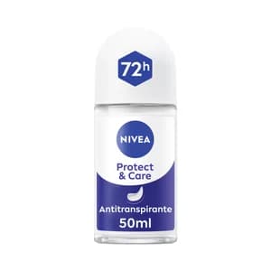NIVEA Protege & cuida Desodorante roll on para mujer antitranspirante hasta 72 horas 50 ml.