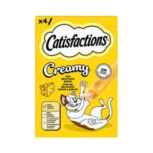 CATISFACTIONS Snack de gato queso 4und 40gr