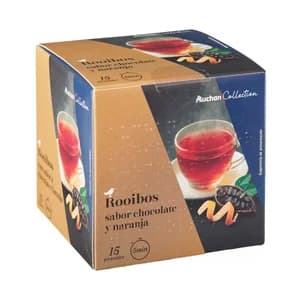 PRODUCTO ALCAMPO Rooibos chocolate y naranja 15 uds. 40,5 g.