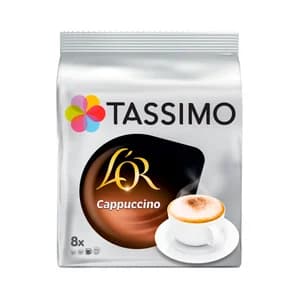 TASSIMO L"OR Café en cápsulas espresso capuccino, 8 uds.