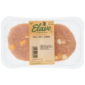 ELAVE Burger pollo con 4 quesos 2 x 125 g.