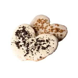 Palmera blanca con galleta de cacao y crumble 2 uds. 240 g.