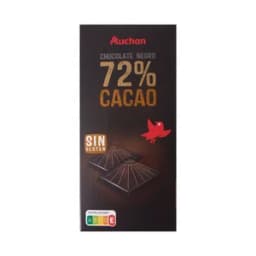 PRODUCTO ALCAMPO Tableta de chocolate negro 72 % cacao 100 g.