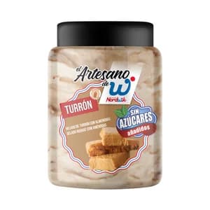 NORDWIK Tarrina de helado de turrón con almendras, sin gluten y sin azúcares añadidos 1 l.