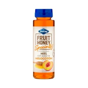 DORAY Fruit Honey Specialty Miel con zumo de melocoton 350 g.