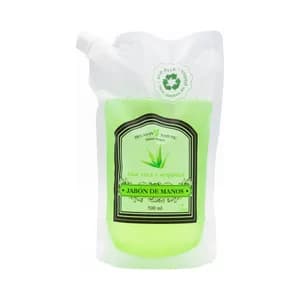 BECASAN NATURE Recambio de jabón de manos con extractos naturales de aloe vera y orquidea BECASAN Nature 500 ml.
