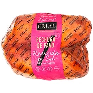 FRIAL Pechuga de pavo reducida en sal - Loncha fina 1 mm