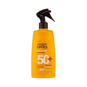 INSTITUTO ESPAÑOL Protector solar en spray con aloe vera y FPS 50+ (muy alto) 300 ml.